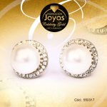 Zarcillo Celebrity Gold Tono Dorado Aleación Micro Circón Trancadero: Mariposa   A: 1,3 cm L: 1,3 cm Esfera - 550317