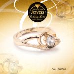Anillo Celebrity Gold Solitario Circón Dorado Círculo T: 5,5 - 560001