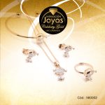 Anillo Celebrity Gold Solitario Circón Dorado Círculo T: 6,5 - 560002 - Imagen 2