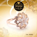 Anillo Celebrity Gold Aleación Circón Dorado Flor T: 8,5 - 560080