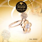 Anillo Celebrity Gold Aleación Circón Dorado Flor T: 7 - 560093