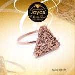Anillo Celebrity Gold Variado Dorado Triángulo T: 8 - 560174