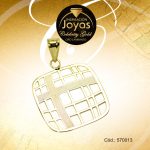 Dije Celebrity Gold Tono Dorado Variado  Trancadero: 0   A: 3,5 cm L: 4,5 cm Cuadrado Filigrama  - 570013