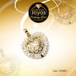 Dije Celebrity Gold Tono Dorado Aleación Piedra Trancadero: 0   A: 1 cm L: 3 cm Corazón Blanco - 570061