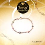 Pulsera Celebrity Gold Aleación Piedra Dorado Estrella Multi Color  - 58001114