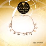 Pulsera Celebrity Gold Variado Colgante Dorado Mariposa, Rombo  - 58001525