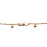 Pulsera Celebrity Gold Variado Con Placa Dorado Corazón  - 58004518