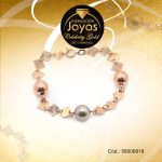 Pulsera Celebrity Gold Variado 2 Tonos Esfera, Rombo  - 58008818