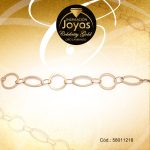 Pulsera Celebrity Gold Variado Dorado Círculo Alterno con Óvalo  - 58011218