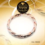 Pulsera Celebrity Gold Brazalete 3 Tonos Entorchada  - 580200