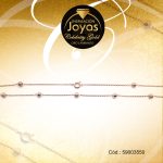 Cadena Celebrity Gold Dama Dorado Tejido Barbado Alterna con Esfera  - 59003550