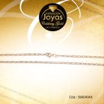 Cadena Celebrity Gold Dama Dorado Tejido Barbado Alterno 1 x 1  - 59004045