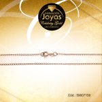 Cadena Celebrity Gold Dama Dorado Tejido Rombo  - 59007150