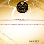 Cadena Celebrity Gold Dama Dorado Tejido Barbado Alterno 1 x 1  - 59008745