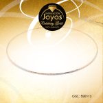 Cadena Gargantilla Celebrity Gold Variado 2 Tonos Repuje de Líneas  - 590113