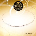 Cadena Gargantilla Celebrity Gold Variado 2 Tonos Tejido de Serpiente con Esferas  - 590118