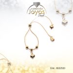 Pulsera de Acero Variado Dorado Corazón   Medida 20 cm - 8022520 - Imagen 2