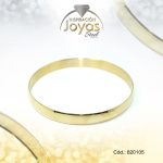 Pulsera de Acero Brazalete Dorado Redondo  - 820105 - Imagen 3