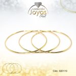 Pulsera de Acero Brazalete Dorado Triple  - 820110
