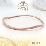 Pulsera de Acero Brazalete Rose Gold Redondo  - 820170