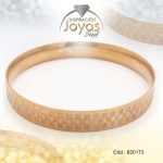 Pulsera de Acero Brazalete Rose Gold Redondo  - 820173