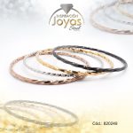 Pulsera de Acero Brazalete 3 Tonos Múltiple  - 820249