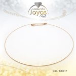 Cadena de Acero Gargantilla Dorado  - 880017