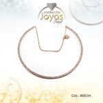 Cadena de Acero Gargantilla Dorado  - 880034