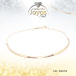 Cadena de Acero Gargantilla Dorado  - 880352