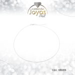 Cadena de Acero Gargantilla Plateado  - 880356