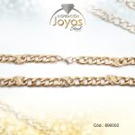Conjunto de Acero Caballero Pulsera + Cadena Dorado - 890002