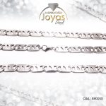 Conjunto de Acero Caballero Pulsera + Cadena Plateado - 890005