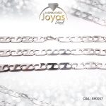 Conjunto de Acero Caballero Pulsera + Cadena Plateado - 890007