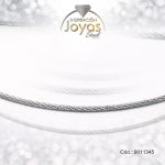 Cadena de Acero Gargantilla Plateado  Medida 45 cm - 9011345