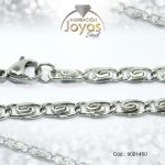 Cadena de Acero Dama Plateado Tejido Lumacchina  Medida 50 cm - 9021450