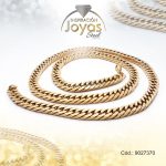 Cadena de Acero Caballero Dorado Tejido Eslabón Cubano Medida 70 cm - 9027370