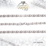 Cadena de Acero Caballero Plateado Tejido Lumacchina Medida 60 cm - 9030260