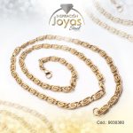 Cadena de Acero Caballero Dorado Tejido Lumacchina Medida 60 cm - 9030360