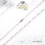 Cadena de Acero Caballero Plateado Tejido Volga Medida 70 cm - 9030570