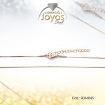 Cadena de Acero Dama Dorado Tejido Cola Topo  Medida 45 cm - 9034645