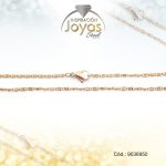 Cadena de Acero Dama Dorado Tejido Lumacchina  Medida 50 cm - 9036950