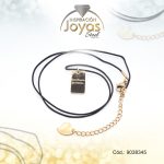 Cadena de Acero Cordón Dorado Poliéster Placa Mandamientos Medida 45 cm - 9038345