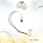 Cadena de Acero Cordón Dorado Poliéster Placa Mandamientos Medida 45 cm - 9039045