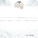 Cadena de Acero Dama Plateado Tejido Cola Topo  Medida 50 cm - 9041950