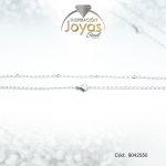 Cadena de Acero Dama Plateado Tejido Rombo  Medida 50 cm - 9042550 - Imagen 2