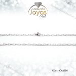 Cadena de Acero Caballero Plateado Tejido Volga Medida 60 cm - 9043360