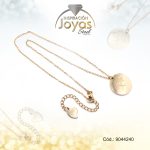 Cadena de Acero Dorado Con Dije Signo Sagitario  Medida 40 cm - 9044240