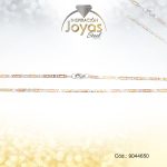 Cadena de Acero Dama 3 Tonos Tejido Valentino Alterna con Lamina  Medida 50 cm - 9044650