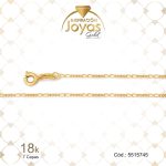 Cadena de Oro Enchapado Dorado Dama  Tejido Alterna 2 X 4  Largo: 45 Ancho: 0,1 - 5515745