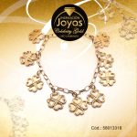 Pulsera Celebrity Gold Variado Colgante Dorado Trebol  - 58013318